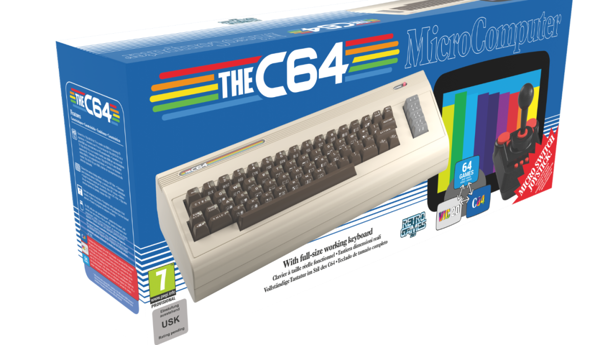 Full-size C64 console to come with 64 games plus working keyboard